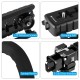U/C Shaped Portable Handheld DV Bracket Stabilizer Kit With Cold Shoe Tripod Head & Phone Clamp & Quick Release Buckle & Long Screw For All SLR Cameras And Home DV Camera