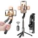 Gimbal Stabilizer With Selfie Stick For IPhone  Can Rotate Dual Lights Portable Handheld Gimble With Tripod & Remote For Cell Phone Camera & Samsung Android Smartphone Recording Video & Vlogging On Tiktok & YouTube