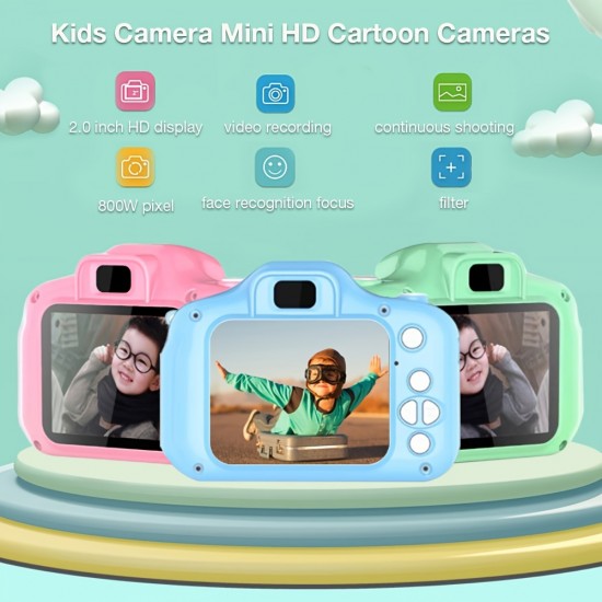Children's Digital SLR Camera Cartoon Mini Small Camera For Taking Pictures And Videos