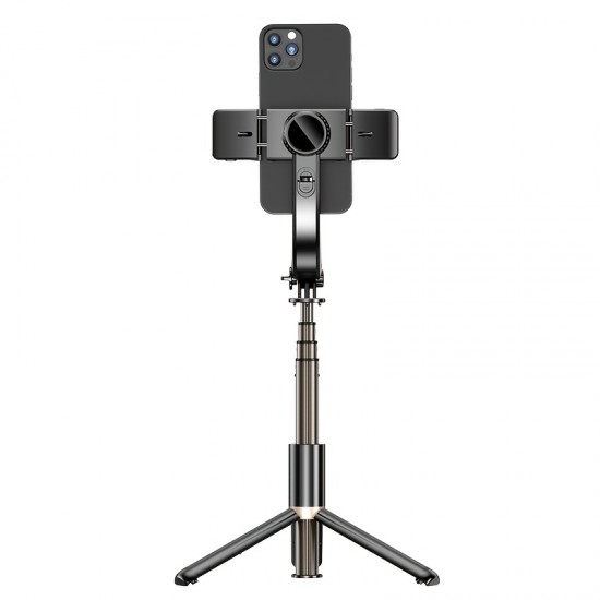 Gimbal Stabilizer With Selfie Stick For IPhone  Can Rotate Dual Lights Portable Handheld Gimble With Tripod & Remote For Cell Phone Camera & Samsung Android Smartphone Recording Video & Vlogging On Tiktok & YouTube